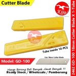 【Big】18mm Cutter Blade Heavy Duty Big Cutter Blade 1Tube=10-PCS #Cutter #Blade #Utility #Knife #18mm #2462 #GD-100