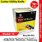 【Small】9mm Manual-Lock Cutter Knife X 1-PCS #Small #9mm #Cutter #2457 #18