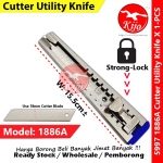 【Big】18mm Strong-Lock Cutter Knife X 1-PCS #Big #18mm #Cutter #5997 #1886A