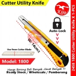 【Small】9mm Auto-Lock Cutter Knife X 1-PCS #Small #9mm #Cutter #2458 #1800