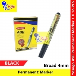 【12-PCS】 Yosogo A90 Permanent Marker Broad 4mm #yosogo #A90 #MarkerPen #Marker