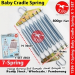 7PC Multi Baby Cradle Spring Hammock Spring / Baby Cradle Spring / Cradle Spring / Cradle Spring Buai Spring / 婴儿摇篮弹簧 #7396