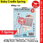7PC Multi Baby Cradle Spring Hammock Spring / Baby Cradle Spring / Cradle Spring / Cradle Spring Buai Spring / 婴儿摇篮弹簧 #7396