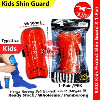 Kids Shin Guard Football Protect Shin Guard for 6-12year Kids / Bola Sepak Kids Shin Guard #ShinGuard #9202 #中童 #护腿