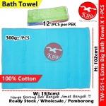 Extra Large Big Bath Towel / Tuala Mandi XL Besar 100% Cotton Serap Air / 特大全棉浴巾 #TW-551 #40x60 #BathTowel 浴巾