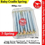 7PC Multi Baby Cradle Spring Hammock Spring / Baby Cradle Spring / Cradle Spring / Cradle Spring Buai Spring / 婴儿摇篮弹簧 #7396