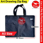A3 Art Drawing Zip Bag / Art Portfolio Case Carry Hand Bag / Art Drawing Zip Bag with Carry #BG6001 #A3 #Drawing