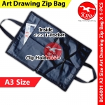 A3 Art Drawing Zip Bag / Art Portfolio Case Carry Hand Bag / Art Drawing Zip Bag with Carry #BG6001 #A3 #Drawing