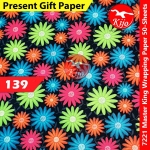 【50-Sheets】Present Gift Paper / Wrapping Paper / Kertas Hadiah / 礼物纸 #7221 #MasterKing #139