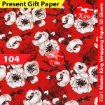【50-Sheets】Present Gift Paper / Wrapping Paper / Kertas Hadiah / 礼物纸 #7221 #MasterKing #104