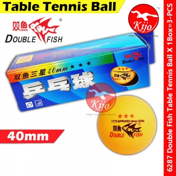 Double Fish Table Tennis Ball 1Box=3-PCS #6287