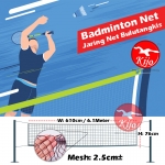 Professional Durable Standard Training Badminton Net Mesh Badminton Net / Jaring Badminton / 羽球网 / Badminton Net #7429
