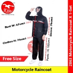 Heavy Duty Motorcycle Raincoat / Baju Hujan Motosikal / 摩托车雨衣 #2ply #MotorcycleRaincoat #雨衣 #2863 #ZY006
