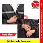 Heavy Duty Motorcycle Raincoat / Baju Hujan Motosikal / 摩托车雨衣 #2ply #MotorcycleRaincoat #雨衣 #2863 #ZY006