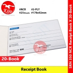 【20-Book】 NCR Receipt Book 2ply X 25sheets 178x92mm #NCR #Resit #Book #收据簿 #SRN350 #BukuResit
