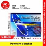【5-Book】 NCR Payment Voucher 2x50sheets 150x200mm #NPV #6802 #NCR #Payment #Voucher #支出传票