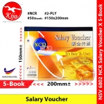 【5-Book】 NCR Salary Voucher 2x50sheets 150x200mm #NSV #6802 #NCR #Salary #Voucher #薪金传票
