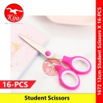 【16-PCS】 13cm± Student Scissors Stainless Steel 1 X 16-PCS #13cm± #1672 #School #Gunting #Art #StudentScissors #学生剪刀