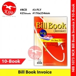 【10-Book】 NCR Bill Book Invoice with Numbering 3-Ply X 25 sheets 176x254mm #NIB1073 #1073 #NCR #BillBook #发货单