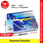 【5-Book】 NCR Payment Voucher 2x50sheets 150x200mm #NPV #6802 #NCR #Payment #Voucher #支出传票