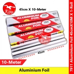 【48sqft】 Aluminum Foil 45cm*10meter± Kitchen Aluminium Foil Rol #BBQ #TinPaper #BakingFoil #Aluminum #铝箔纸 #锡纸 #7911