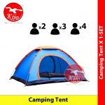 【4 Person】 Camping Tent Khemah Outdoor Hiking Tent #Khemah #CampingTent #露营 #帐篷 #SleepingCamp #TidurKhemah #8945