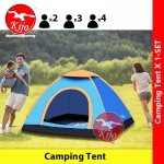 【4 Person】 Camping Tent Khemah Outdoor Hiking Tent #Khemah #CampingTent #露营 #帐篷 #SleepingCamp #TidurKhemah #8945