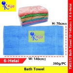 【6-PCS】 70x140cm± Bath Towel 100% Cotton Tuala Mandi  1 X 6-PCS #360G± #TualaMandiBesarTebal #2372