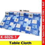 【K-6026-1】Alas Meja Getah PVC Table Cloth Vinyl DIY Tablecloth Gulung #Tablecloth #AlasMeja #Gulung #8412