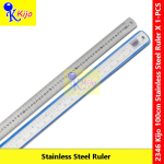 Kijo 100cm 1meter 40inch Stainless Steel Double Sided Ruler #Kijo #PembarisBesi #SteelRuler #2346 #MetalRuler #铁尺
