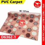 【D6362-1】Tikar Getah Alas Lantai Vinyl DIY Karpet Floor Gulung #CarpetFloor #TikarGetah #Gulung #1620