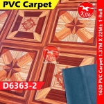 【D6363-2】Tikar Getah Alas Lantai Vinyl DIY Karpet Floor Gulung #CarpetFloor #TikarGetah #Gulung #1620