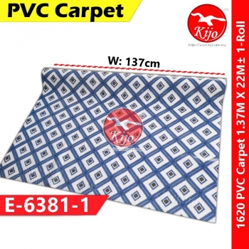 【E-6381-1】Tikar Getah Alas Lantai Vinyl DIY Karpet Floor Gulung #CarpetFloor #TikarGetah #Gulung #1620