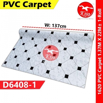 【D6408-1】Tikar Getah Alas Lantai Vinyl DIY Karpet Floor Gulung #CarpetFloor #TikarGetah #Gulung #1620