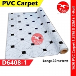 【D6408-1】Tikar Getah Alas Lantai Vinyl DIY Karpet Floor Gulung #CarpetFloor #TikarGetah #Gulung #1620