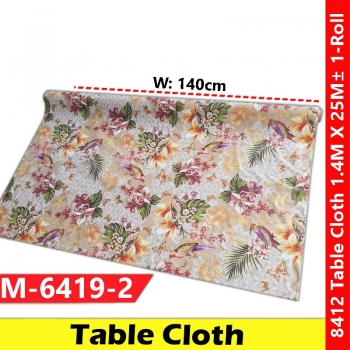 【M-6419-2】Alas Meja Getah PVC Table Cloth Vinyl DIY Tablecloth Gulung #Tablecloth #AlasMeja #Gulung #8412