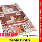 【I-6447-1】Alas Meja Getah PVC Table Cloth Vinyl DIY Tablecloth Gulung #Tablecloth #AlasMeja #Gulung #8412