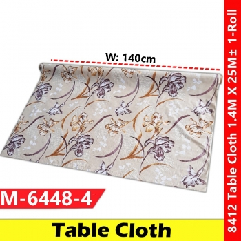 【M-6448-4】Alas Meja Getah PVC Table Cloth Vinyl DIY Tablecloth Gulung #Tablecloth #AlasMeja #Gulung #8412