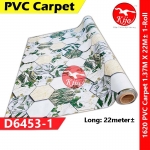 【D6453-1】Tikar Getah Alas Lantai Vinyl DIY Karpet Floor Gulung #CarpetFloor #TikarGetah #Gulung #1620