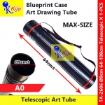 64-108cm Ø9cm A0 Telescopic Drawing Tube Tabung Gambar Blueprint Case #A0 #2606