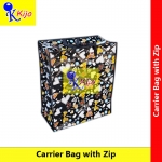 【12-PCS】 Beg Guni Besar Zip Tebal Laundry Bag Waterproof Beg Balik Kampung Travel Bag Large Storage #3782