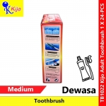 【24-PCS】 KIJO Adult Toothbrush Medium 1 X 24-PCS #KIJO #Adult #BerusGigi #Toothbrush #牙刷 #成人 #1022