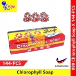 【144-PCS】 999 Chlorophyll Soap 1 X 144-PCS #SOD999 #999