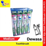 【24-PCS】 KIJO Adult Toothbrush Medium 1 X 24-PCS #KIJO #Adult #BerusGigi #Toothbrush #牙刷 #成人 #1053