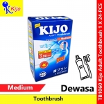 【24-PCS】 KIJO Adult Toothbrush Medium 1 X 24-PCS #KIJO #Adult #BerusGigi #Toothbrush #牙刷 #成人 #1060
