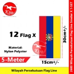 Wilayah Persekutuan Flag Line Nylon Polyester Federal Territories Flag 5meter± 12flag #2680 #Wilayah #Flag #聯邦直轄區旗