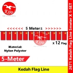 Kedah Flag Line Nylon Polyester Kedah Darul Aman Flag 5meter± 12flag #2671 #Kedah #Flag #line #吉打旗