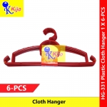 【6-PCS】 Slip-Resistant Hanger Penyangkut Baju Clothes Hanger Big Clothes Hanger #HG-331 #ClothHanger #penyangkutBaju