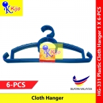 【6-PCS】 Slip-Resistant Hanger Penyangkut Baju Clothes Hanger Big Clothes Hanger #HG-331 #ClothHanger #penyangkutBaju