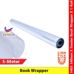 【340mmX5meter】 Lion Super Clear Book Wrapper X 1-Roll #PembalutBuku #包书纸 #BookWrapper #3405 #透明包书纸